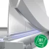 Leitz Precision Office popieriaus pjaustytuvas A4+, 15 lapų, rankinis spaustukas, nerūdijantis plienas, A4 Maxi, 80 g/m², stiklas
