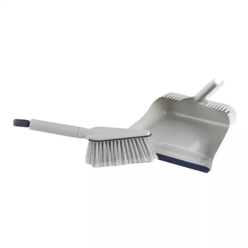 Dulkių semtuvėlio ir šluotelės rinkinys Beldray LA032760PEU7 Deep Clean Design, kompaktiška rankinė šluotelė su kampuotais šereliais ir atitinkamu dulkių semtuvėliu