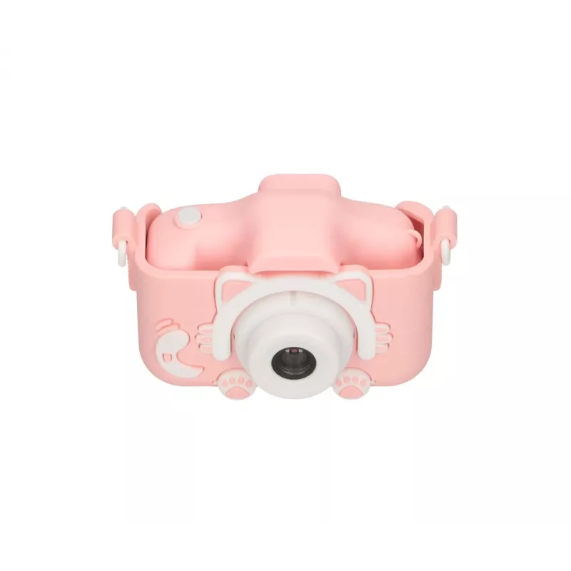 Vaikiškas skaitmeninis fotoaparatas Extralink H27 SINGLE PINK Rožinis Baltas 3 metai