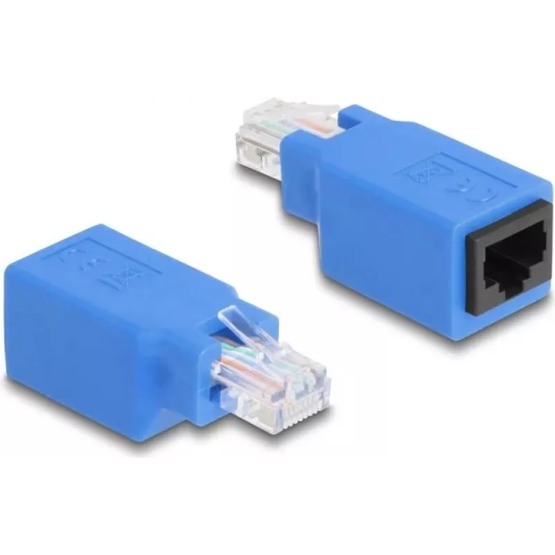 Jungčių adapteris DeLOCK 64803 RJ45 mėlynas