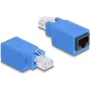 Jungčių adapteris DeLOCK 64803 RJ45 mėlynas