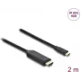 Vaizdo kabelio adapteris DELOCK 80599 — USB Type-C į HDMI, 2 m, juodas