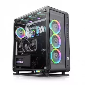 PC korpusas Thermaltake Core P6 Tempered Glass Midi Tower juodas