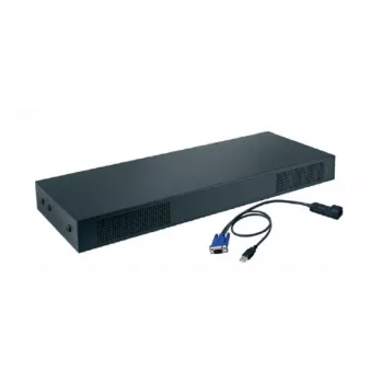 Lenovo 1754A1X KVM jungiklis, skirtas montuoti į stovą, juodas