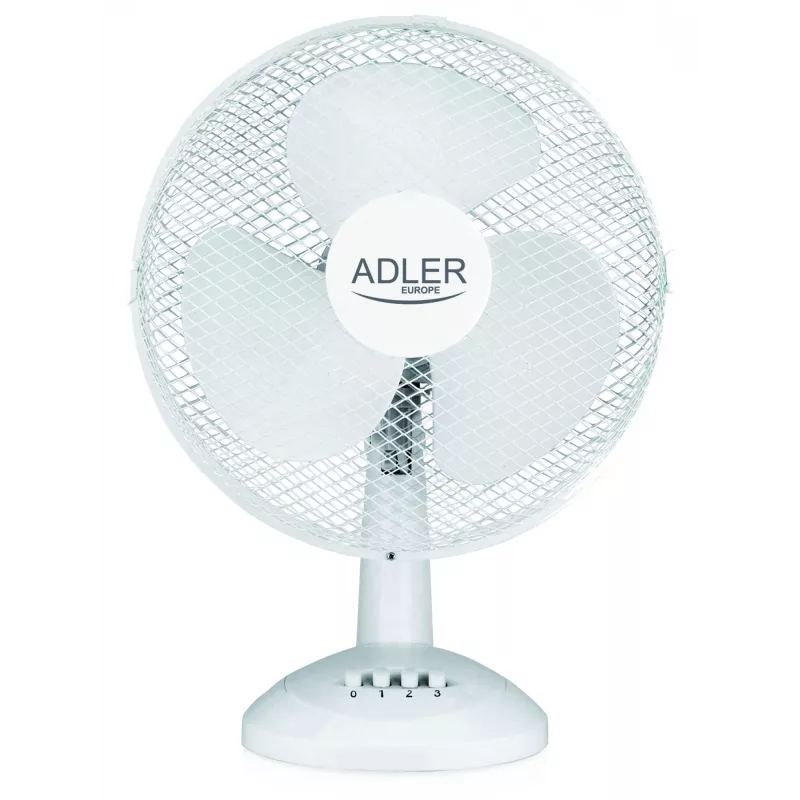 Adler | AD 7304 | Stalinis ventiliatorius | Baltas | Skersmuo 40 cm | Greičių skaičius 3 | Sukiojimas | 45 W | Ne