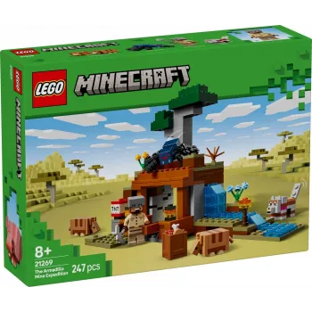 LEGO MINECRAFT 21269 Šarvuotojo šuns kasyklos ekspedicija