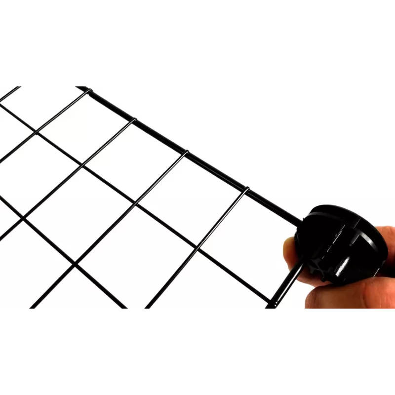 Cage c&c Moduliniai Narvai 5x2 Juodi Jūrų Kiaulytei Ežiukui Triušiui — 1800×370×750 mm, 8,5 kg