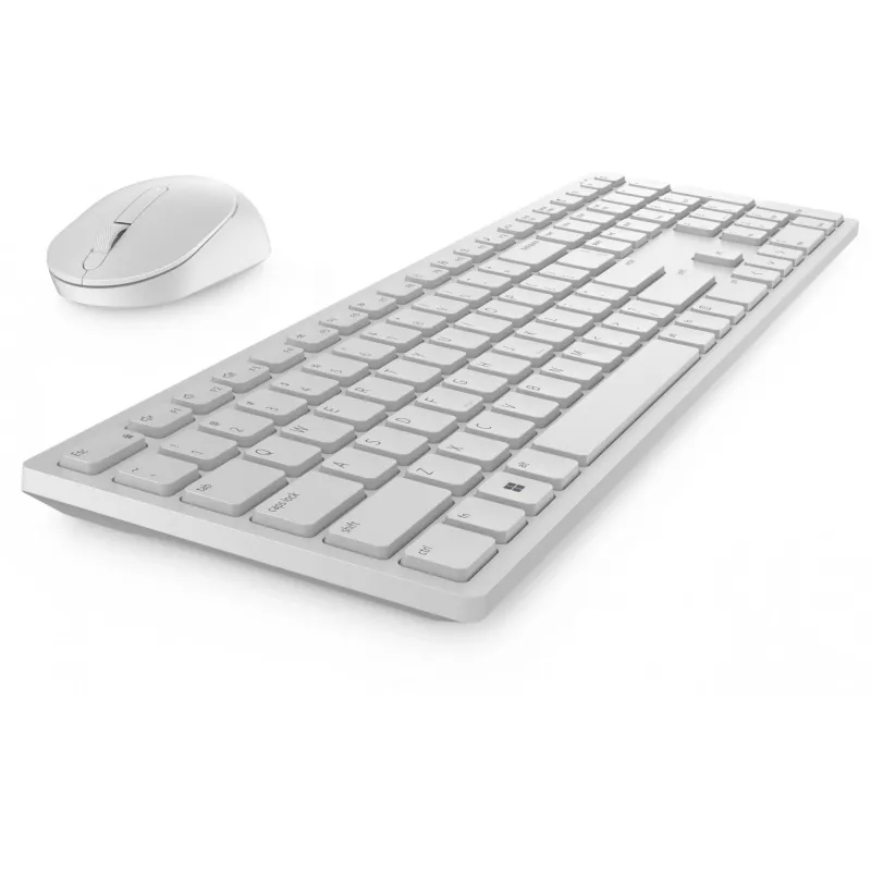 DELL Pro klaviatūra ir pelė - KM5221W - prancūziška (AZERTY) - balta