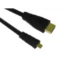 HDMI laidas SBOX HDMI-MICRO/R 1.4 2 m — „micro HDMI“ į HDMI, 1.4 versija, 2 metrų ilgis