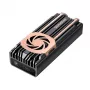 SSD korpusas GrauGear G-M2U4-40G-F — M.2, 1 diskas, USB4 Gen4, 40 Gbit/s, aliuminis, juodas