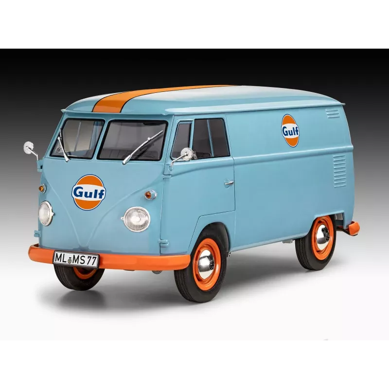 Plastikinis modelis VW T1 Panel Van - Gulf apdaila 1/24