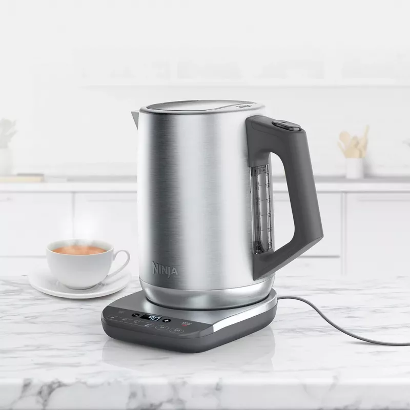 Ninja KT201EU elektrinis virdulys 1,7 l 3000 W juodos, nerūdijantis plienas