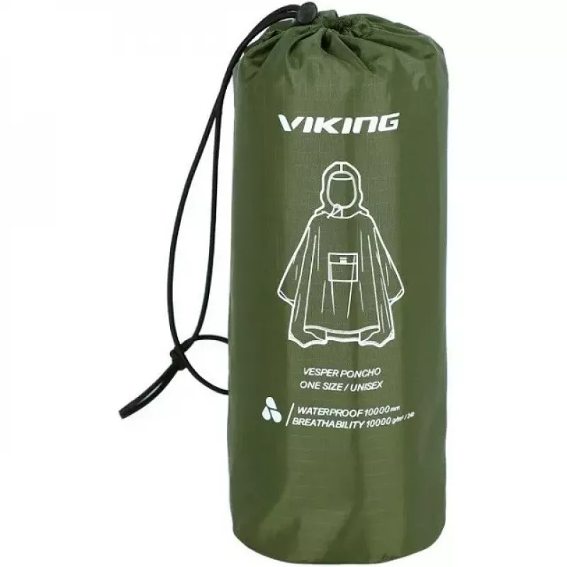 Suaugusiųjų lietpaltis VIKING Vesper žalias