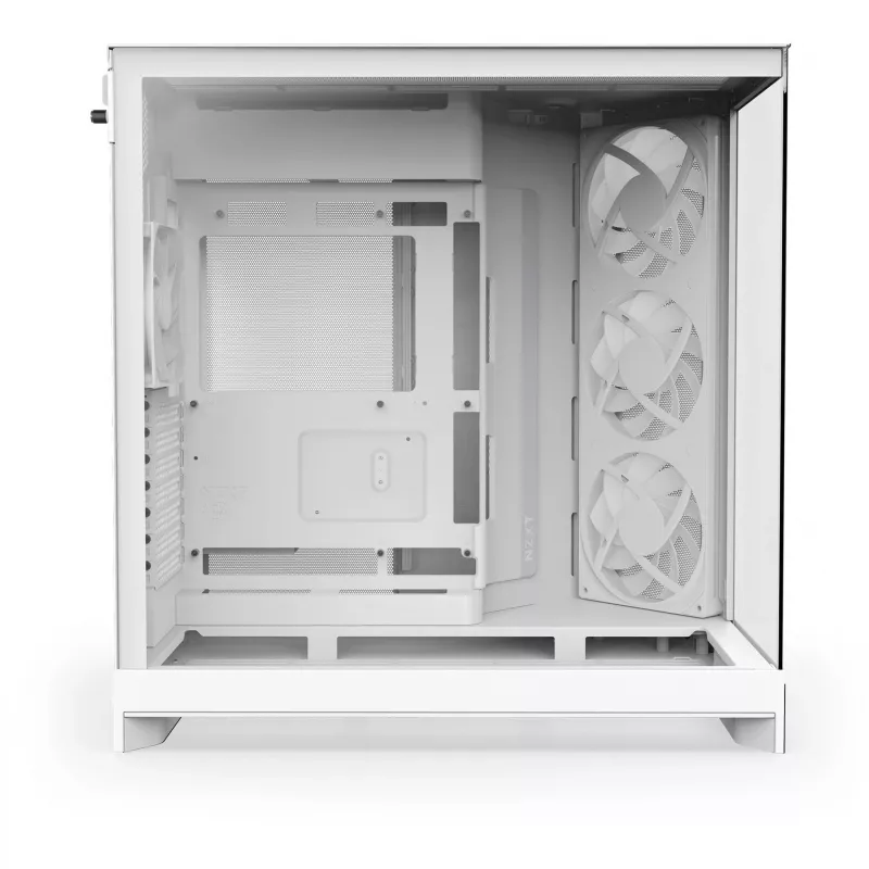 PC korpusas NZXT H9 Flow RGB Midi Tower baltas