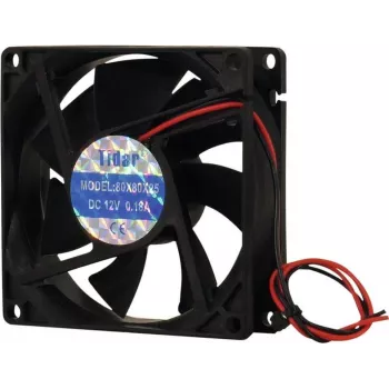 Ašinis ventiliatorius EUROLITE BF-12 12V 80x80x25mm 45m³/h