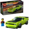 Konstruktorinis žaislinis automobilis LEGO Speed Champions Dodge Challenger SRT Hellcat 77237 — 390 detalių, 1 minifigūrėlė, amžius 9+
