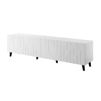 TV spintelė cama meble BARI 200x42x52 balta matinė — 200×42×52 cm