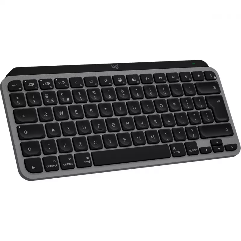 Logitech Master Series MX Keys Mini for Mac - klaviatūra - kompaktiška - apšviečiama - belaidė - Bluetooth LE - AZERTY - prancūziška - Space-Pilka (920-012646)
