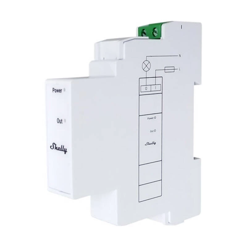 Energijos skaitiklis Shelly Pro 3EM 3 fazių Wi‑Fi elektros energijos suvartojimo ir apkrovų valdymo stebėjimo įrenginys