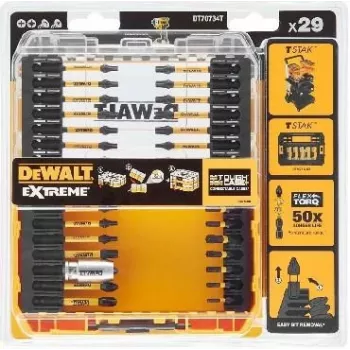 Atsuktuvų antgalių rinkinys DeWALT DT70734T-QZ 29 vnt.