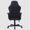 Žaidimų kėdė Onex FX8 Formula X — ergonomiška lenktyninio stiliaus sėdynė, reguliuojami porankiai, atlošimo ir pasvirimo funkcijos, juoda