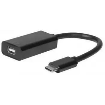 Ekrano kabelis Garbot kabelis Garbot USB3.1 C-MiniDP M/F 15cm — USB-C į Mini DisplayPort, 15 cm