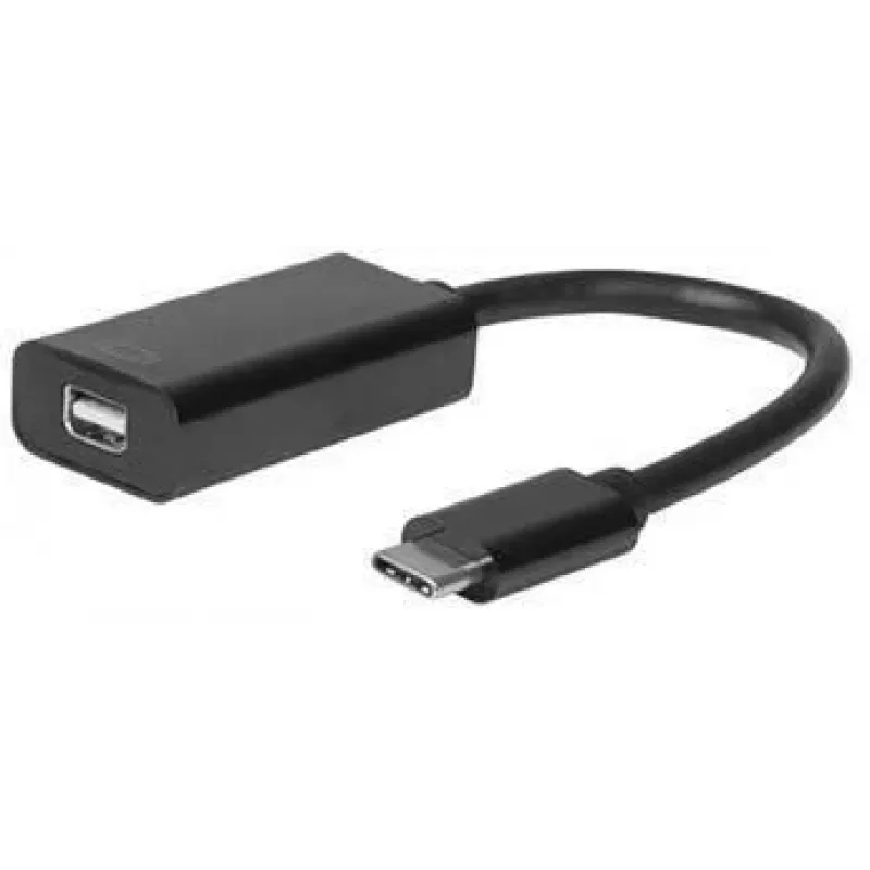 Ekrano kabelis Garbot kabelis Garbot USB3.1 C-MiniDP M/F 15cm — USB-C į Mini DisplayPort, 15 cm