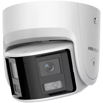 IP apsaugos kamera Hikvision DS-2CD2346G2P-ISU/SL 4MP kupolinė, 2,8 mm objektyvas, 180° matymo laukas, IR 30 m, IP67, PoE/DC