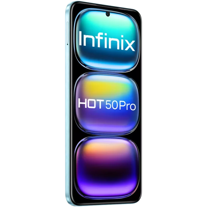 Išmanusis telefonas Infinix HOT 50 PRO 6.78 col. 256 GB šviesiai mėlynas