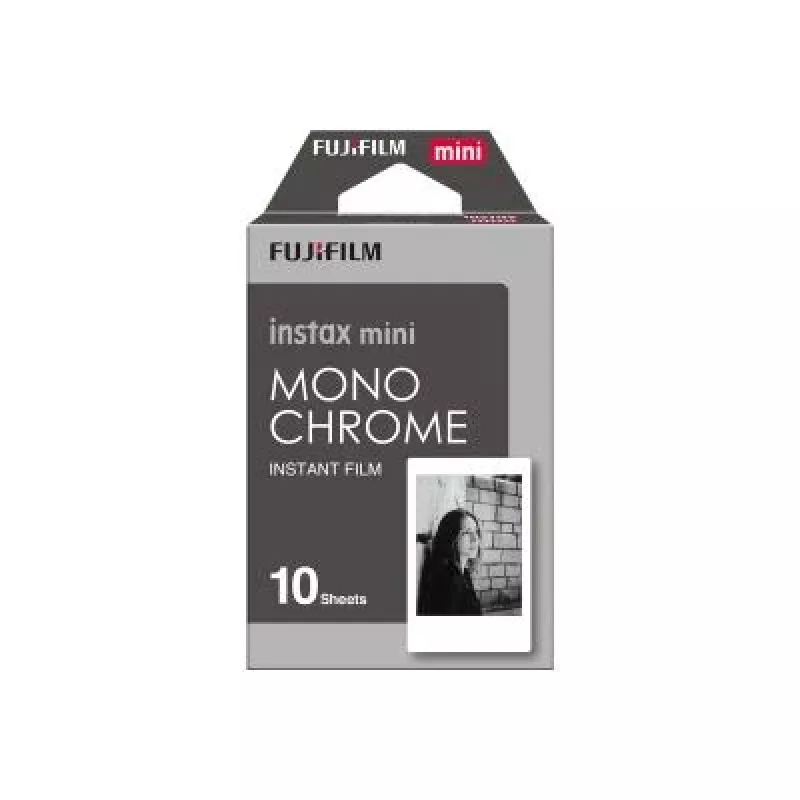 Fujifilm Instax Mini Monochrome - nespalvota momentinė juosta - instax mini - ISO 800 - 10 kadrų