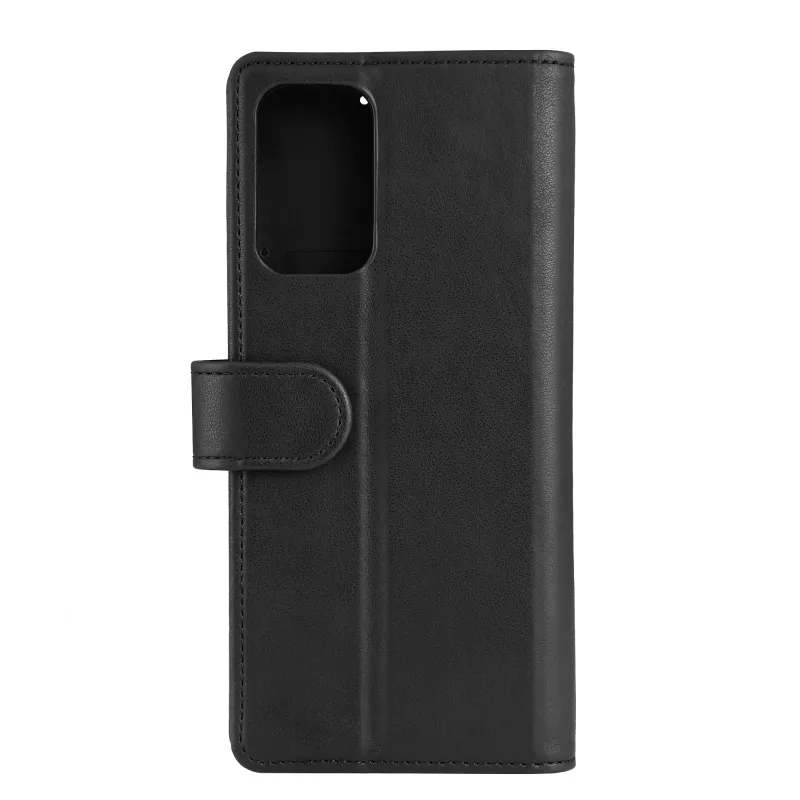 Piniginės tipo dėklas Krusell Galaxy A73 5G 17 cm juodas 3 kortelių kišenės