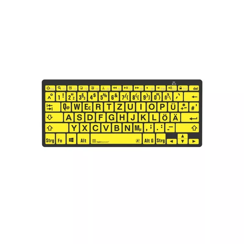 Universali belaidė klaviatūra Logickeyboard LKB-LPBY-BTPC-DE