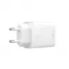 USB-C kelioninis įkroviklis FIXED FIXC30N-C-WH — 30W kompaktiškas USB-C maitinimo adapteris, vieno prievado greitas įkrovimas