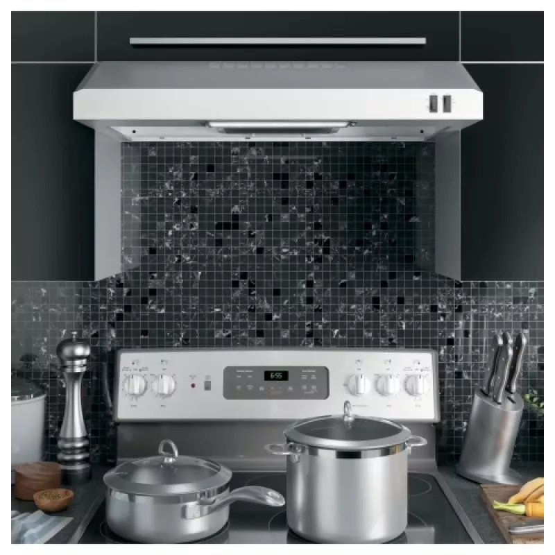 General Electric GE 30'' Montuojamas po spintele gaubtas JVX3300SJSS Gartraukis, nerūdijantis plienas