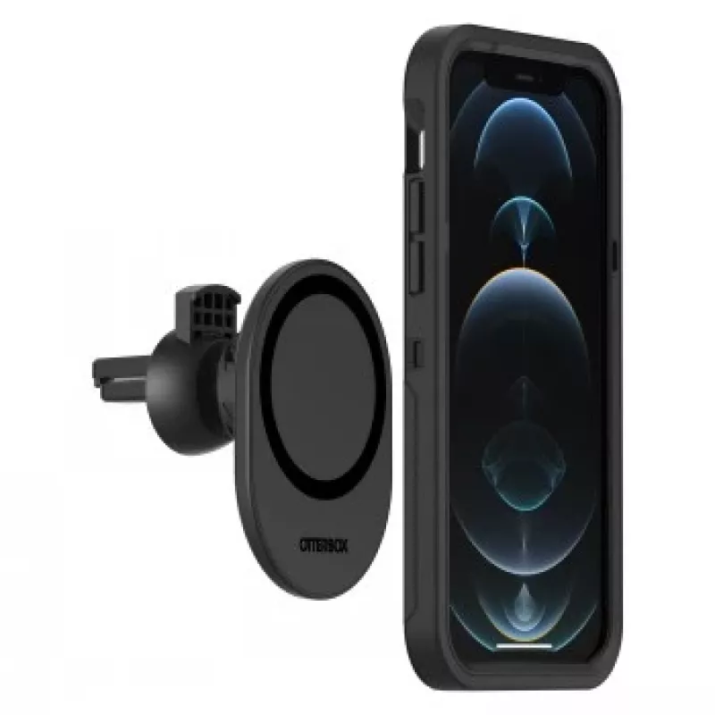 OtterBox - Laikiklis transporto priemonei, skirtas telefonui - MagSafe - juodas - Apple iPhone 12, 12 mini, 12 Pro, 12 Pro Max