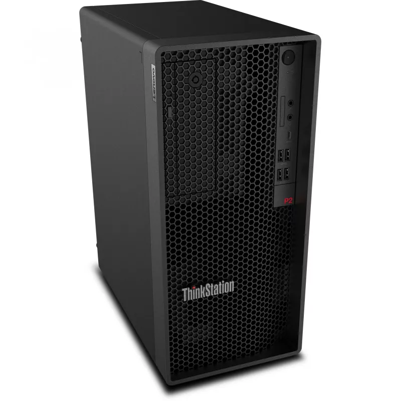 Lenovo ThinkStation P2 Tower Gen 2 Intel Core Ultra 7 265 32 GB DDR5-SDRAM 512 GB SSD Windows 11 Pro darbo stotis juoda