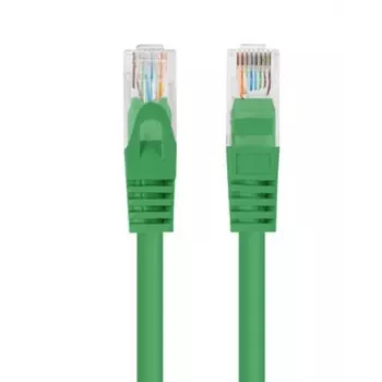 Patchcord cat.5e UTP 1m žalias 10 vnt. pakuotė PCU5-20CC-01