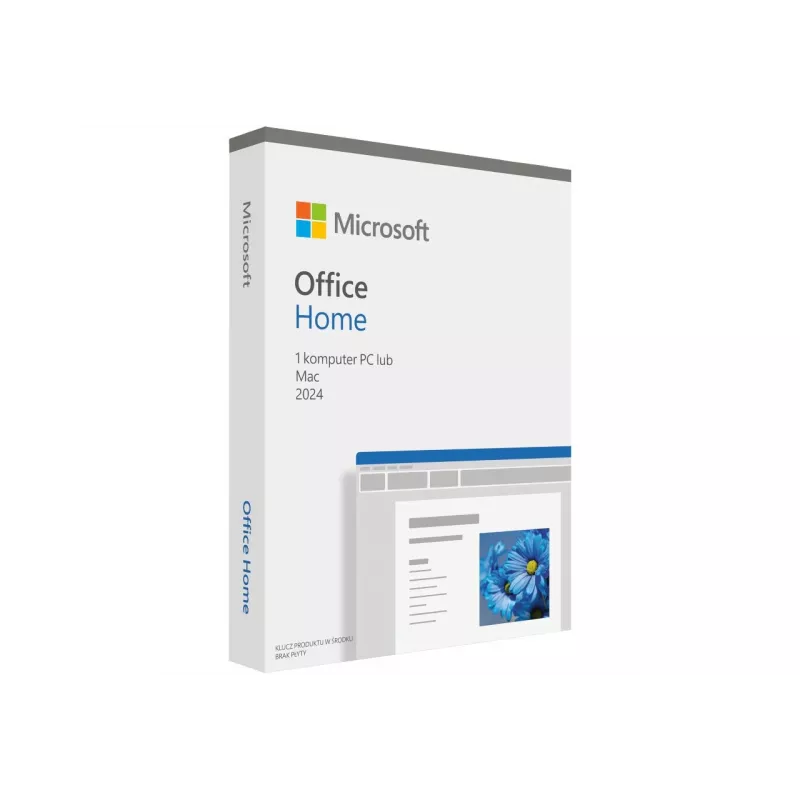 Microsoft® Office Home 2024 Polish EuroZone 1 licencja Medialess, polski