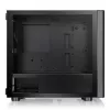Kompiuterio korpusas Thermaltake V150 TG Micro Tower juodas