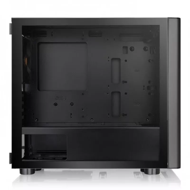 Kompiuterio korpusas Thermaltake V150 TG Micro Tower juodas