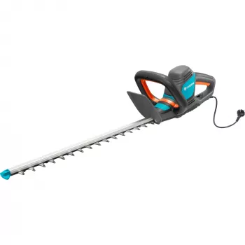 Gardena elektrinė gyvatvorių žirklė ComfortCut 550/50, 50 cm, dviguba geležtė, 2,7 cm, oranžinė, juoda, mėlyna, 2,6 m/s², 84 dB