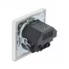 Kištukinis lizdas 2 x USB + CEE 7/3 DeLOCK 11473