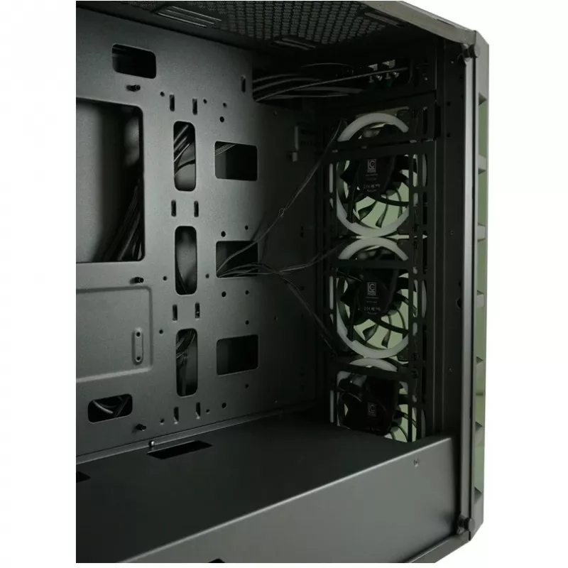 LC Power Gaming 709B Solar_System_X - Bokštas - ATX - be maitinimo šaltinio - Juoda - USB/Audio (LC-709B-ON)