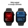 Išmanusis laikrodis „Apple Watch Series 11“ GPS + Cellular 46 mm, tamsiai pilkas titano korpusas, juodas sportinis dirželis M/L