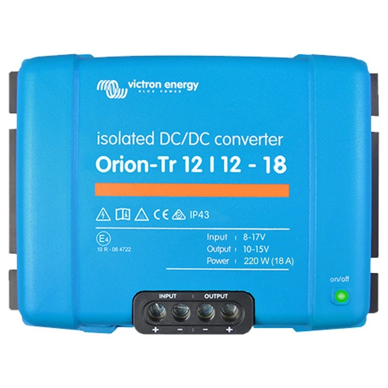 Maitinimo blokas Orion-Tr 12/12-18A 220W – DC 12V į 12V, 18A išėjimas, 220W