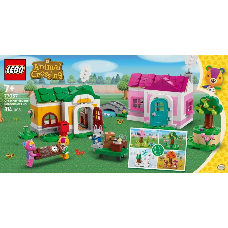 Konstravimo žaislas LEGO 77057 Animal Crossing Kūrybiniai namai Metų laikų linksmybės rinkinys