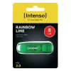 ATMINTINĖ LAIKYKLA FLASH USB2 8GB/ŽALIA 3502460 INTENSO