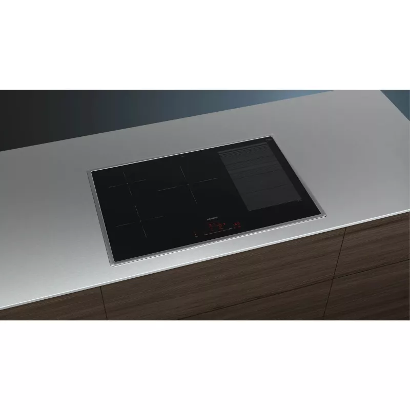 Siemens iQ700 EX845HVC1E kaitlentė, juoda, įmontuojama, 80 cm, 5 zonos