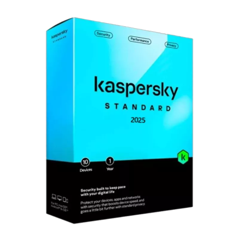 Kaspersky Standard | 10 įrenginių | 1 metai | ES