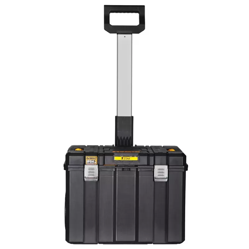 Įrankių dėžė DeWalt DWST83347-1 polikarbonatinė, IP54, 512×435×635 mm, 50 kg talpa, ratukai, teleskopinė rankena